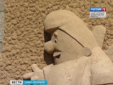 Фестиваль песчаных скульптур в Петербурге посвятили Году литературы