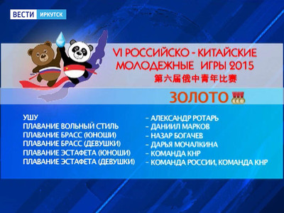 Первые итоги VI Российско-Китайских игр подвели в Иркутске