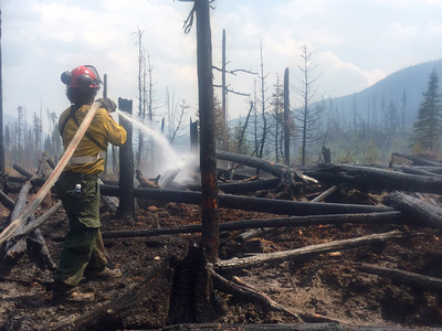 Лесные пожары выселяют канадцев из домов