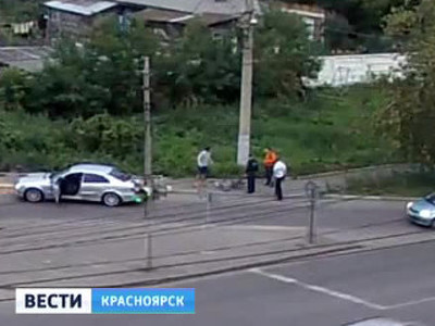 В Красноярске водитель избил сбитого им велосипедиста