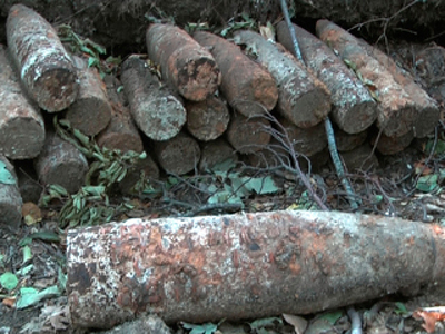 40 снарядов времен войны нашли в Крымском районе