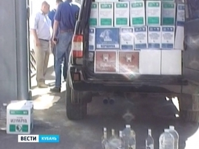 В Сочи изъяли крупную партию контрафактного алкоголя