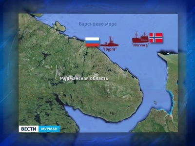 Российские спасатели взяли на буксир норвежский танкер, терпящий бедствие