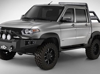 Американцы внедрят в УАЗ Пикап мотор Mercedes-Benz