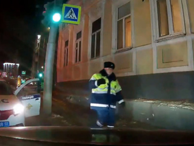Финал полицейской погони в Уфе попал на видео