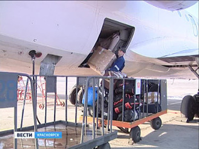 В Красноярск доставили почти 2 тонны багажа из Египта