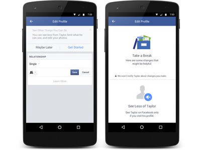 Facebook хочет облегчить страдания пользователей, переживших разрыв