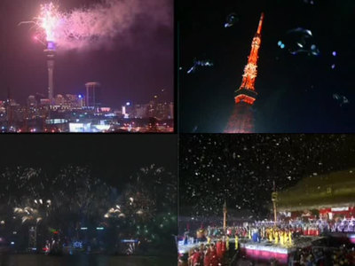 Австралия, Япония, Корея и Таиланд встретили Новый год