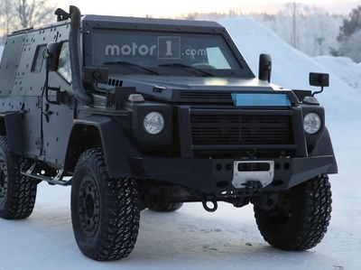Mercedes-Benz тестирует новый броневик за Полярным кругом