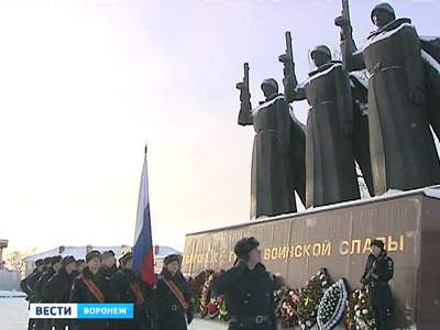 Память защитников Воронежа почтили на Чижовском плацдарме