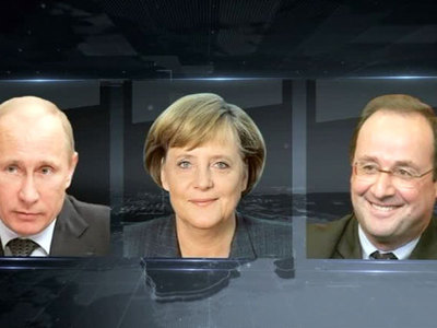 Меркель и Олланд рассказали Путину о результатах встречи с Порошенко
