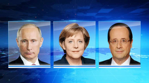 Немедленно прекратить огонь в Донбассе. Путин поговорил с Олландом и Меркель