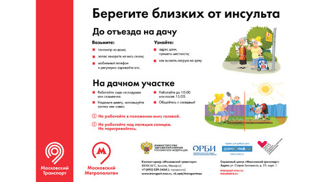 В Москве началась социальная кампания по профилактике инсульта