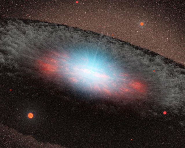 Теории о чёрных дырах и происхождении Вселенной теперь под сомнением (иллюстрация NASA/JPL-Caltech). 
