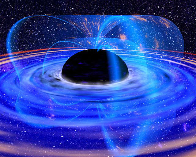 Исчезновение информации в чёрной дыре парадоксально и невозможно в точки зрения квантовой механики (иллюстрация NASA/JPL-Caltech). 